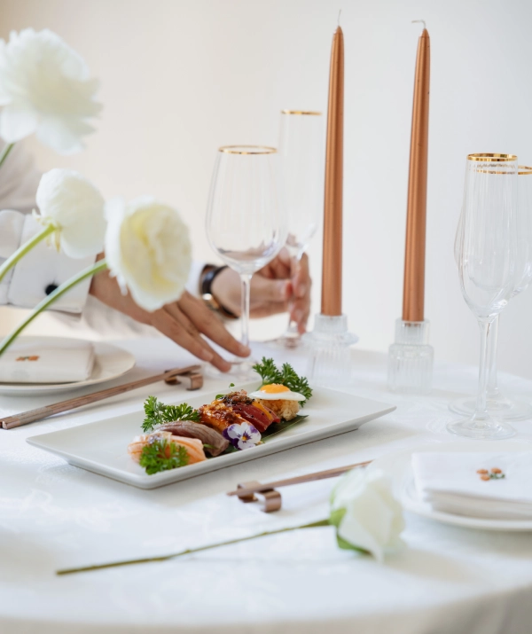 Extra service of a menu for proposals by Somnis Proposals