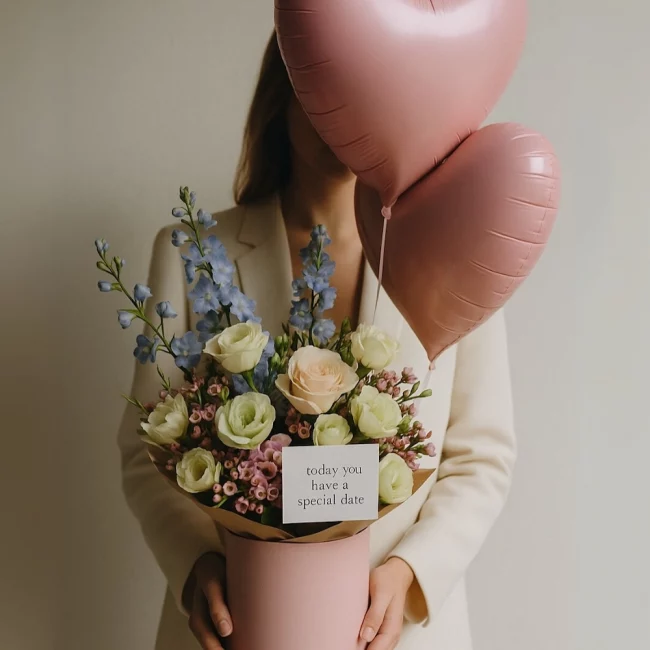 A beautiful bouquet for the perfect proposal – with the help of Somnis Proposals.